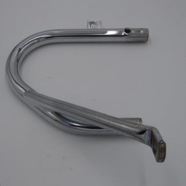 Pare cylindre gauche chromé+support