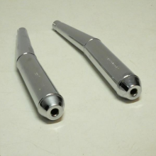 Paire silencieux échappement inox